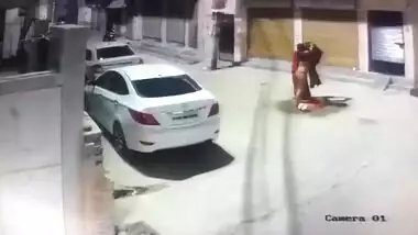 Desi lady strips nude on street due to religious reasons