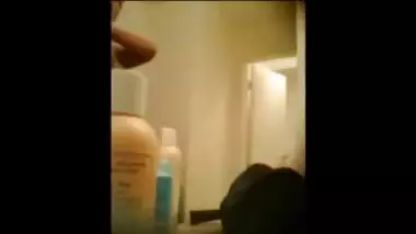 Indian teen after shower