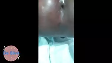 Wife try to give oil massage my cock and ass