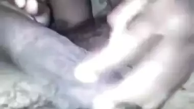 Beautiful Desi chick gently sucks hard XXX manhood in living room