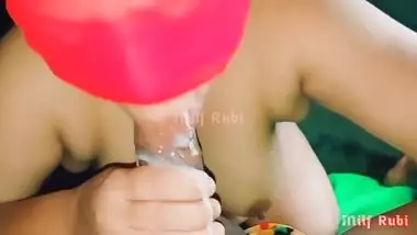 Amateur Wife Milf Rubi Sucked My Balls And Dick For Cum In Mouth