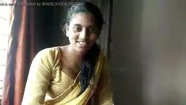Hot village girl trying out her first selfie nude video for Bf