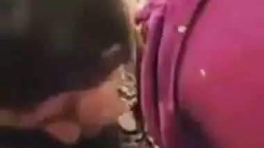 Bahu makes her Sasur happy with a desi blowjob