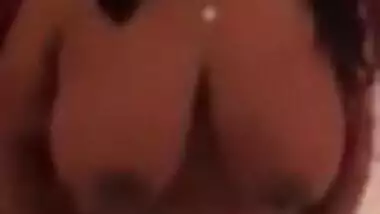 Huge boobs big nipples mallu aunty again