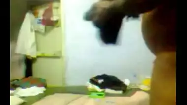 South Indian aunty removing saree and fucking lover