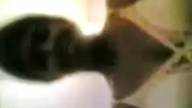 Indian Girl's Nude Bath and Pussy fingering filmed by BF