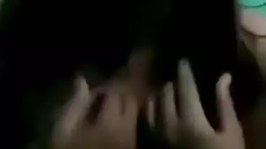 Cute Nepali Girl Play With Her Boobs