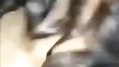 Cute girl shaved pussy fucking with moans