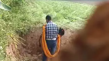 Hidden cam outdoor sex of village couple
