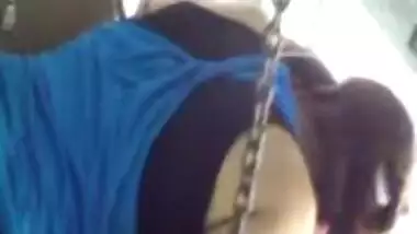 My girlfriend in train-4