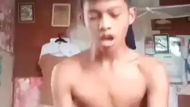 Young village couple enjpoying sex on cam