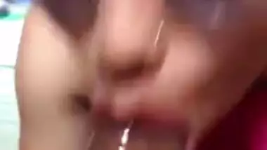 Hawt Telugu floozy sucking large dick