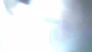 Indian guy play with his gf in bus