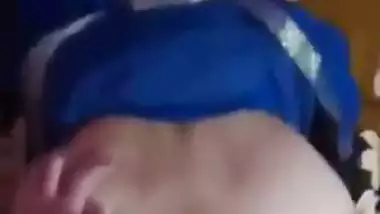 Desi guy bangs his big ass Bhabhi in the doggy style