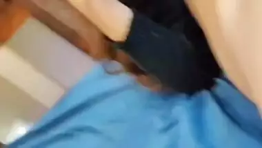 Married Desi woman makes XXX video of herself giving a blowjob close-up