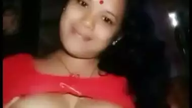 Assamese wife showing her big boobs on cam