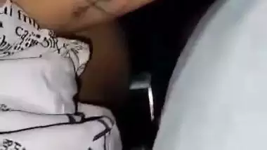 Sex MMS of a GF talking on a call and riding on a dick