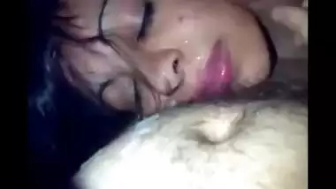 Amateur Noida girlfriend sensual blowjob and sex