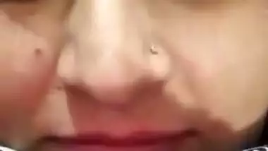 Chubby MILF big boobs and pussy showing on video call