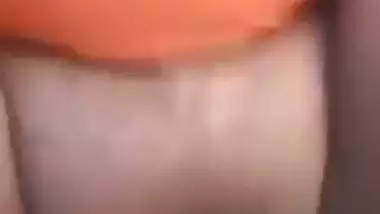 Desi Dehati wife showing off her amazing fat pussy on selfie cam