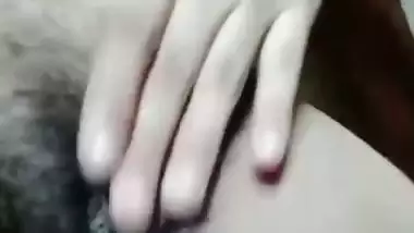 Slim village girl striptease after bath nude MMS