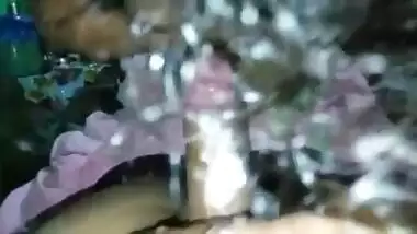Indian girl rubs her boobies against a small cock in first-person porn
