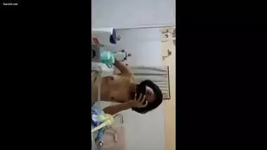 Desi cute girl selfie video