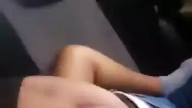 Cute girl fucking in car