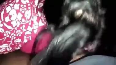 Indian wife in salwar blowjob to lover