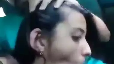 Cute Girl Outdoor Giving Blowjob & Handjob Erotic