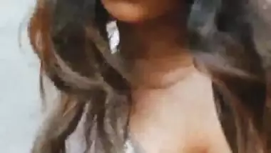 Indian sexy babe braless slaying