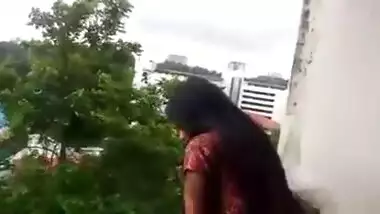 Mallu exhibitionist on public place