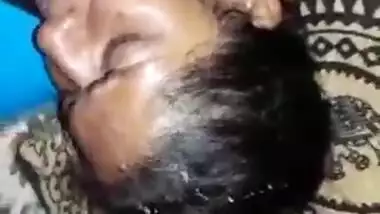 Indian aunty cum facial sex video