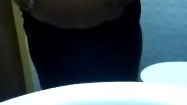 Big boobs sexy desi girl brushing and masturbating