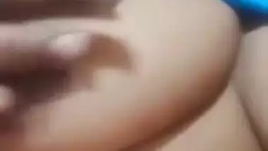 Mature Desi whore reveals her big natural tits for selfie XXX video