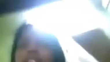 Desi wife giving blowjob & handjob to husband