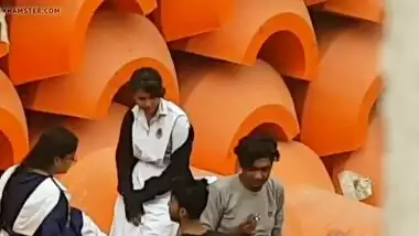 Indian friends chillout in road HOT Moment Caught