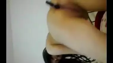 Beautiful egyptian girl makes movie for her...