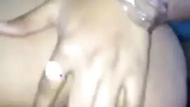 Horny Desi XXX chick showing her naked boobs and fingering pussy on cam