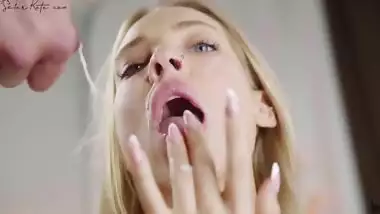 Fast anal sex and sperm on my beautiful face @so1arkate
