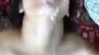 Deep blowjob and sex from a beautiful Indian woman 