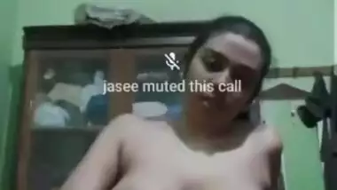 Horny desi Babe showing her Big Boobs and fingering Pussy to boyfriend