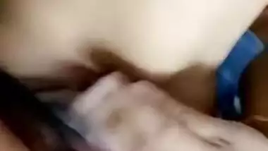 It isn't a problem for the Desi colleen to masturbate in porn video