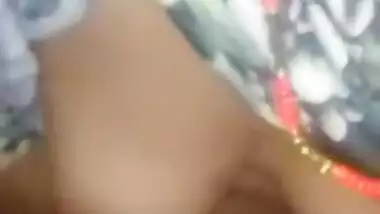 Desi village chick with big XXX melons spreads legs for hubby's dick