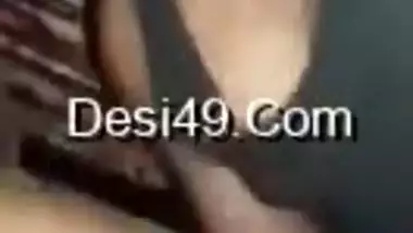 Horny hubby can't help XXX playing and sucking Desi wife's tits