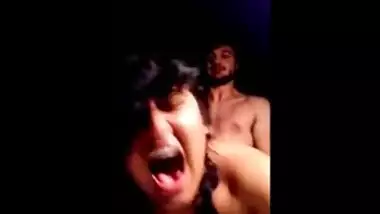 Indian babe fucked in doggy style moans loudly