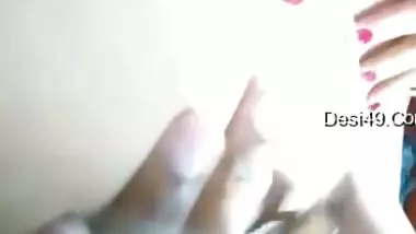 Today Exclusive- Hot Desi Village Couple Romance Pussy Shaving And Fucking Part 5