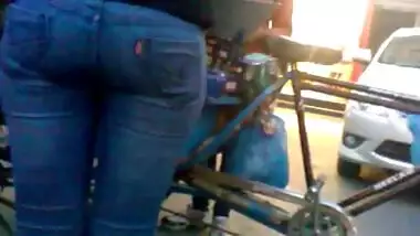 Indian jeans ass gand 