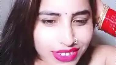 Desi newly married romance with dever live