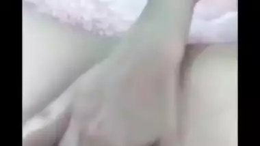 Indian Girl Showing boob and fingering pussy